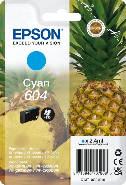 Immagine prodotto Epson Ink/604 603 Starfish CY SEC (C)