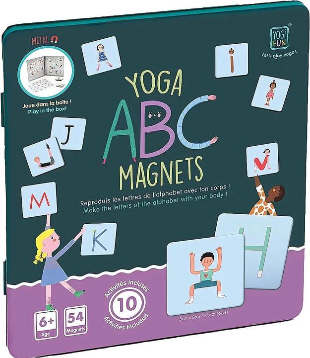 Buki Francia Y021 Magneti Yoga Abc Per 4+ Anni