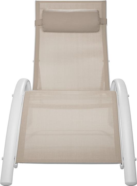 Image du produit tectake Chaise longue de jardin (158 cm)