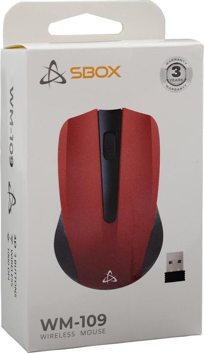 Produktbild Sbox WM-109 Red
