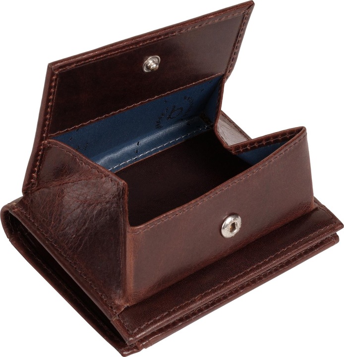 Actual product image Bugatti Secure Slim - RFID credit card holder with Viennese coin pocket Romano