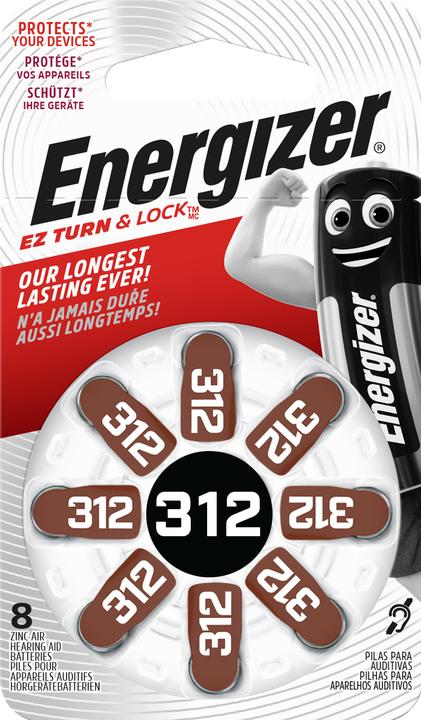 Immagine prodotto Energizer Apparecchio acustico 312 (8 pz., A312, 160 mAh)