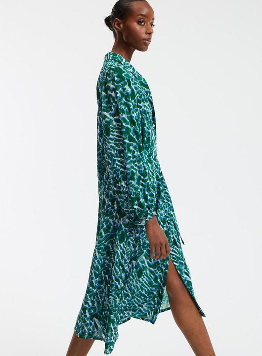 Actual product image La Redoute Collections Bedrucktes langes Kleid mit Ballonärmeln (L)