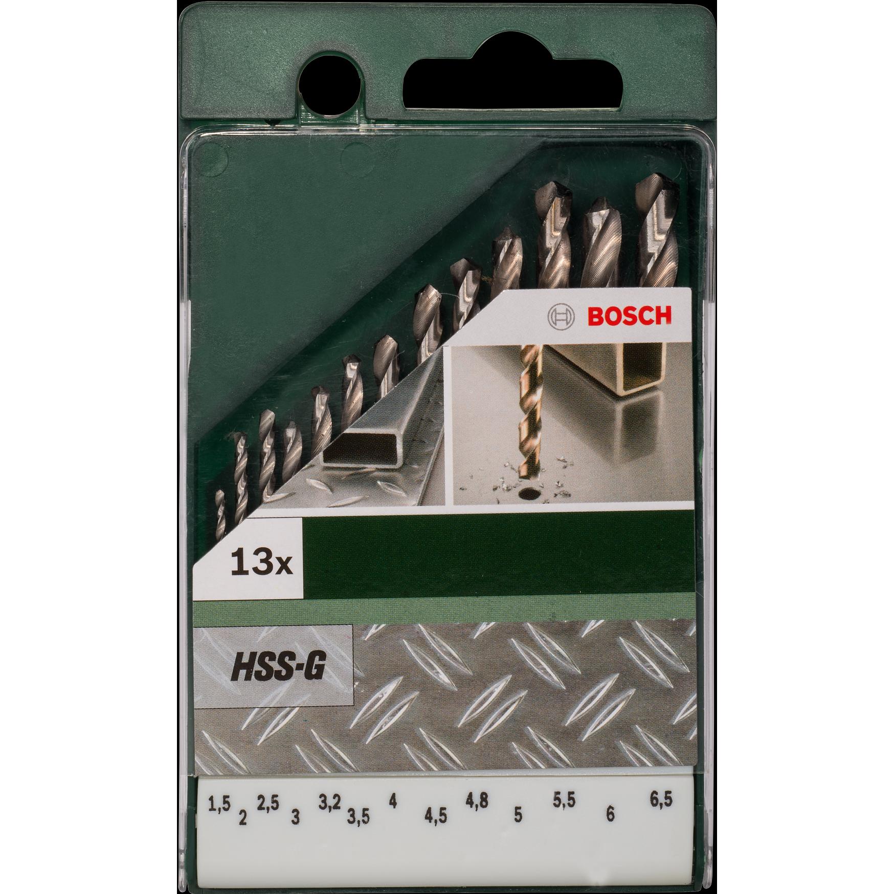 Thumbnail - Bosch Professional Zubehör, Bohrereinsatz, 13tlg. Metallbohrer-Set HSS-G, DIN 338 (1.5 mm, 2 mm, 2.5 mm, 3 mm, 3.5 mm, 4...