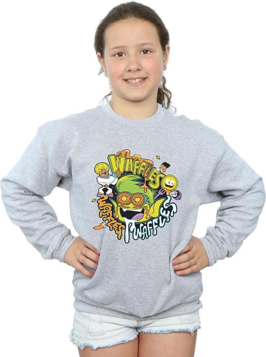 Produktbild Teen Titans Go Waffle Mania Sweatshirt Mädchen (128)