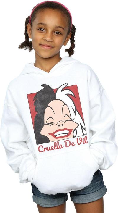 Produktbild Disney Cruella De Vil Cropped Head Kapuzenpullover Mädchen (140, 146)