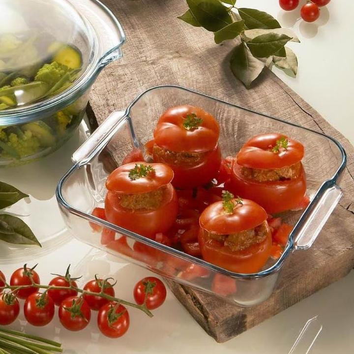 Actual product image Pyrex Square plate, 21x21cm