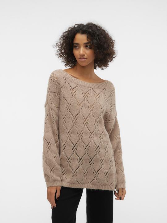 Produktbild Vero Moda VMSTAR LS BOATNECK LONG PULLOVER GA EXC Strickpullover (XS)