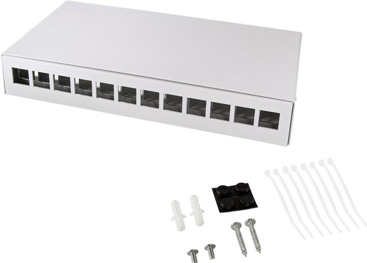 Produktbild LogiLink NP0094 Netzwerkanschlussdose (CAT8.1, 0.11 m)