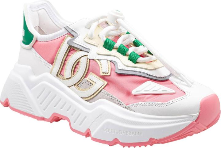 Produktbild Dolce & Gabbana daymaster sneakers in nylon and leather color white and pink (37)