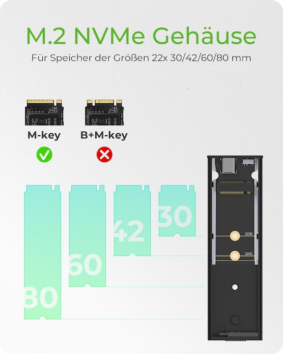 Actual product image Icy Box IB-1807MT-C31 (M.2)