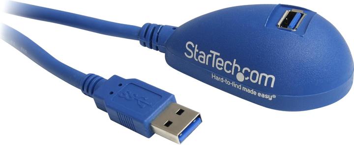 Image du produit StarTech Câble d'extension / d'amarrage SuperSpeed USB 3.0 de 1,5 m - Bleu - mâle / femelle (1.50 m, USB 3.0)