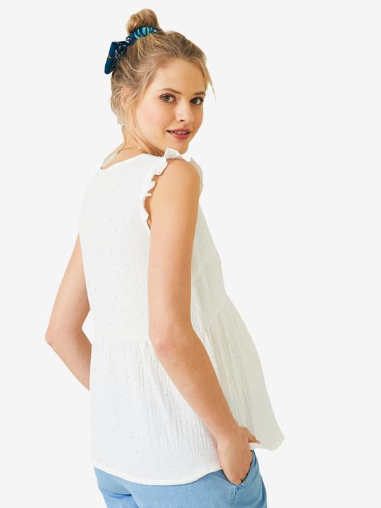 Produktbild Vertbaudet Ärmellose Musselinbluse für Schwangerschaft und Stillzeit