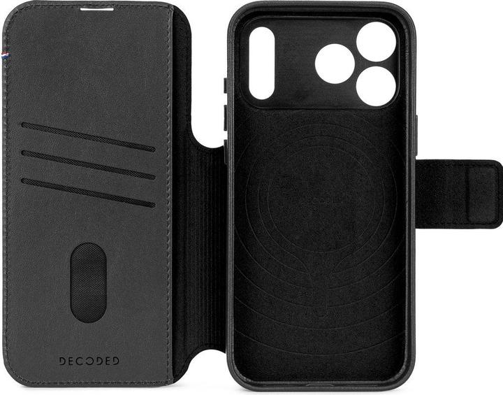 Produktbild Decoded Leather Detachable Wallet Apple iPhone 17 Pro Black (Apple iPhone 17 Pro)
