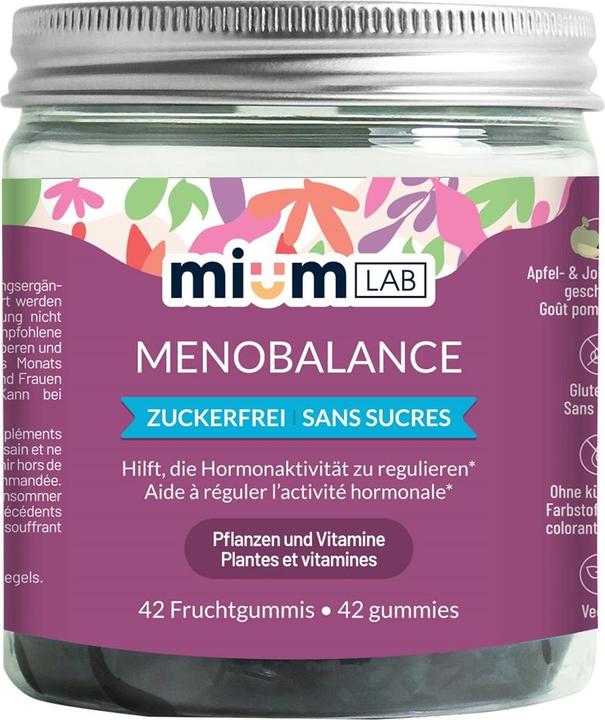 Produktbild Mium Lab Fruchtgummies Menobalance (42 Stück, Gummies, 136 g)