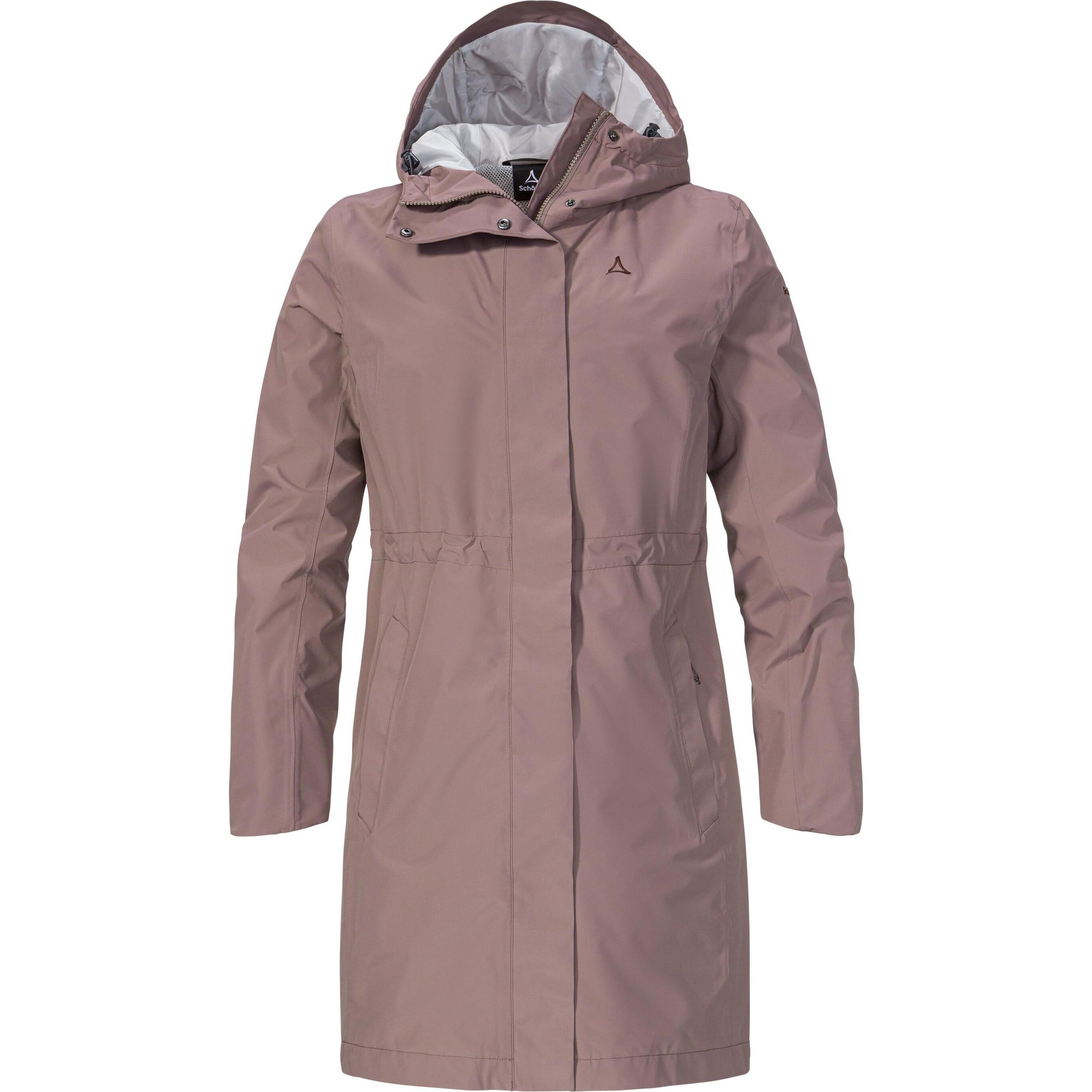 Schöffel, Damen, Jacke, Coat Style Bohorok WMS (44, XL), Braun, XL, 44