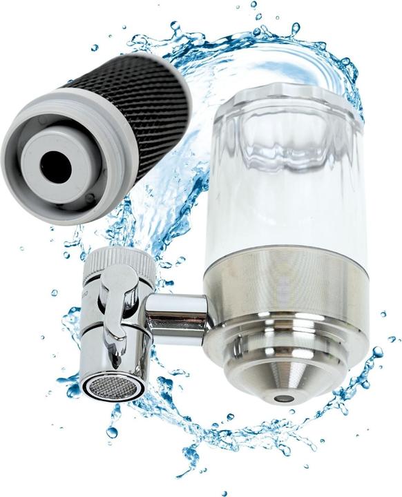 Image du produit Hermex Filtre pour robinet Purificateur d'eau du robinet Filtre à eau pour robinet de cuisine