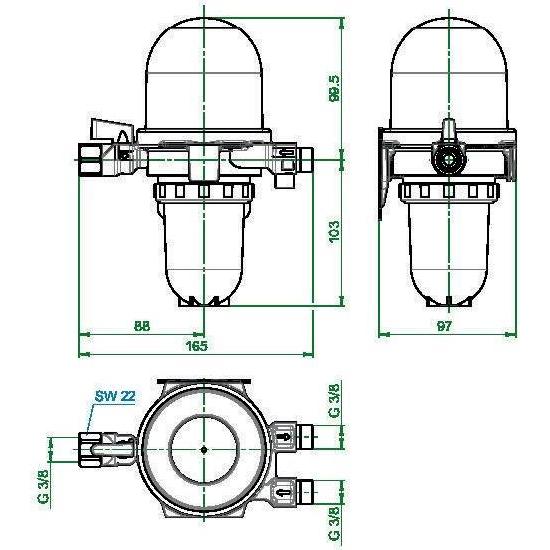 Thumbnail - Oventrop Heizölfilter/Entlüfter Toc-Duo-3, Zubehör Heizen