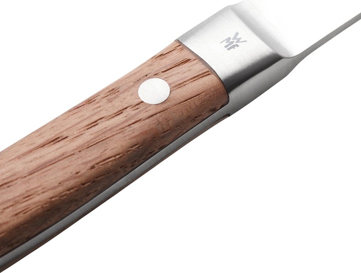 Produktbild WMF Steakmesser Set 6tlg Pizzamesser Ranch Spezialklingenstahl Eichenholz Holzbox (6 Stück, Messer)