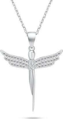 Immagine prodotto Brilio Argento - Incantevole collana d'argento Angelo con zirconi NCL132W