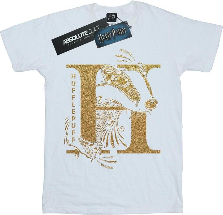 Image du produit - T-shirt HUFFLEPUFF GLITTER - Garçon (116)