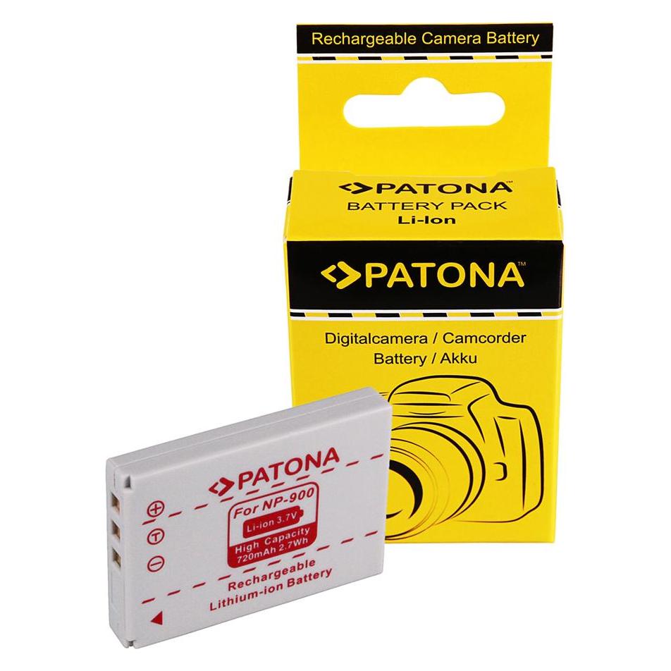 Batteria Al Litio NP-900 Per Konica-Minolta - 3,7V 600mAh, Ricambio Compatibile - 2