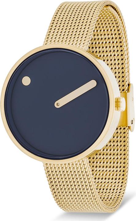 Immagine prodotto Picto 34018-0914G Midnight Blue Unisex 34mm 5ATM (Orologio da polso analogico)
