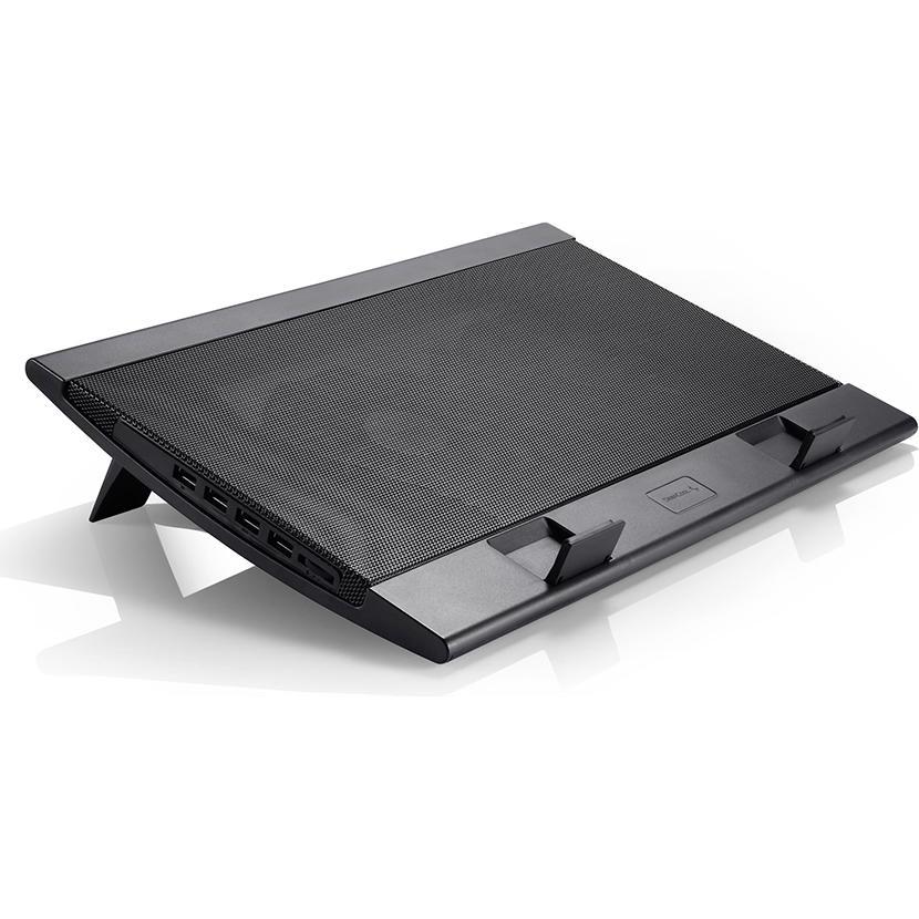 Thumbnail - Deepcool cooler Wind Pal FS, slim, portabel, high performance, two 140mm f, Notebook Ständer, Schwarz