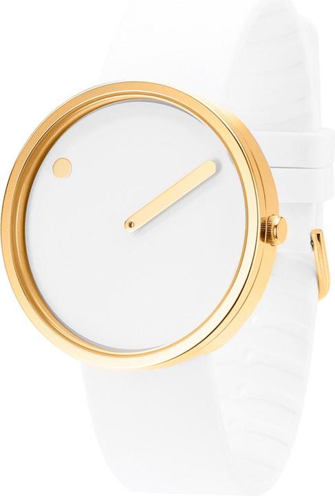 Immagine prodotto Picto 43321-0220G White Silicone Unisex 40mm 5ATM