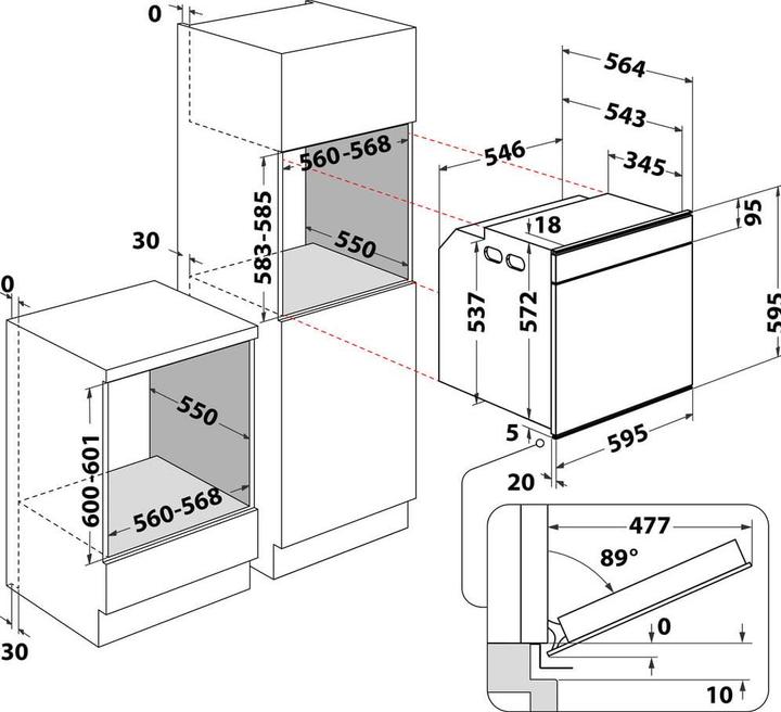 Produktbild Whirlpool W9OM24MS2H