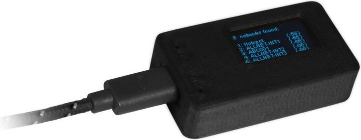 Produktbild Allnet 4duino IoT WLAN Display Gehäuse schwarz gedruckt