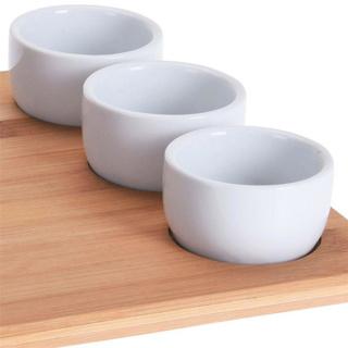 Productafbeelding Excellent Houseware Sushi set bamboe porselein 4-delig