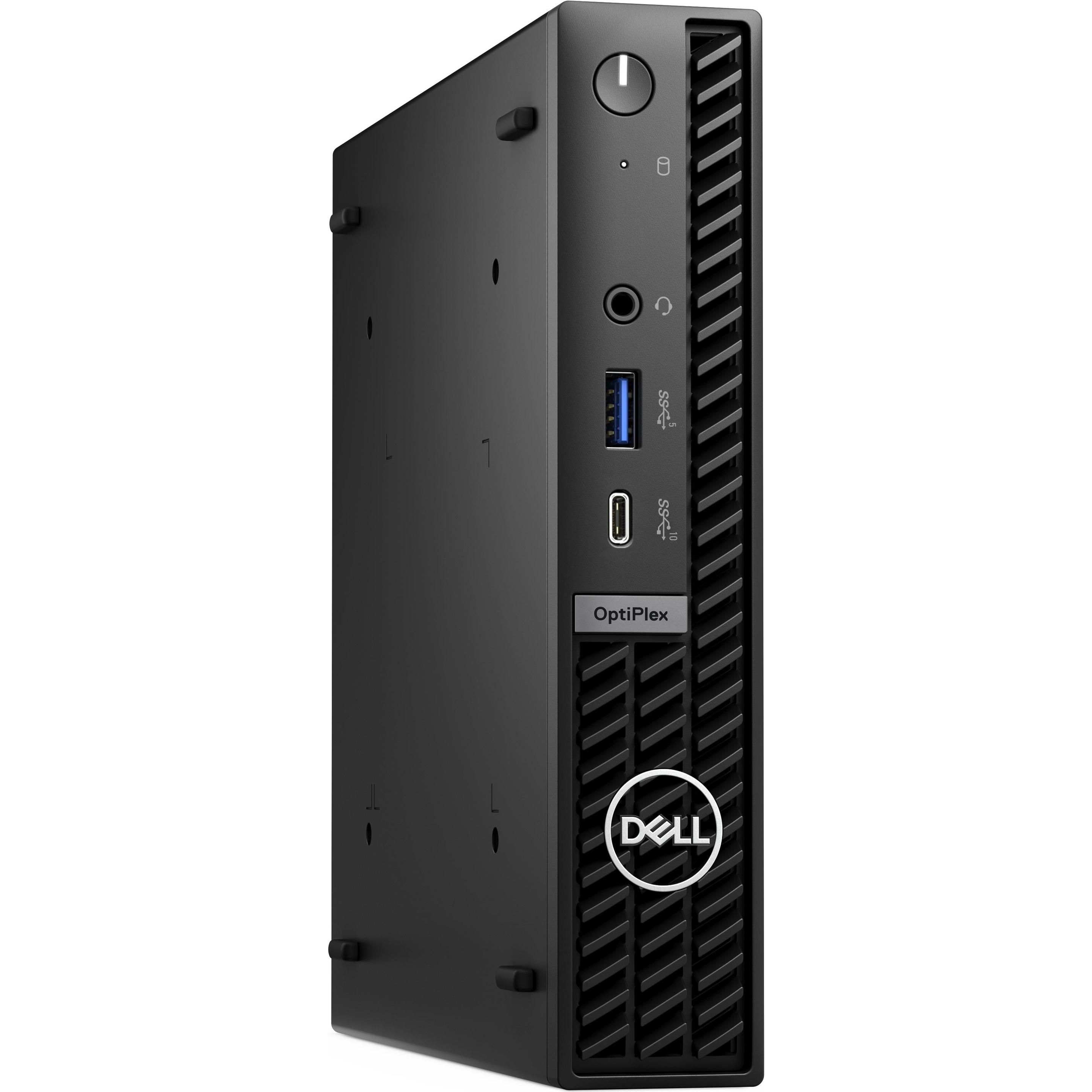 Dell OptiPlex 7020 MFF (Intel Core i5-14500T, 8 GB, 512 GB, UHD Graphics 770), PC, Schwarz