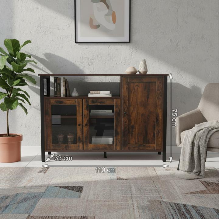 Produktbild Relaxdays Küchenschrank (110 x 33 x 75 cm)