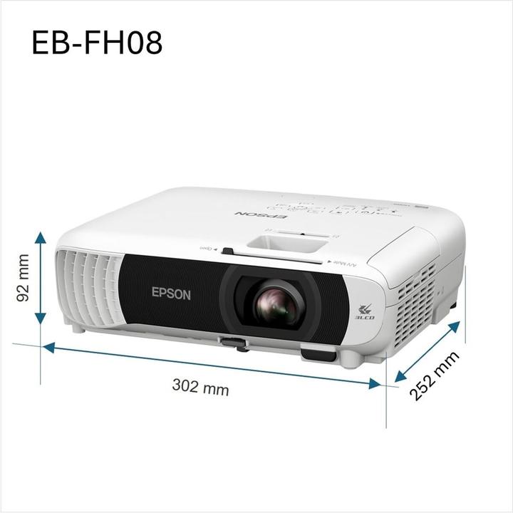 Actual product image Epson EB-FH08 (Full HD, 3600 lm, 1.22 - 1.46:1)