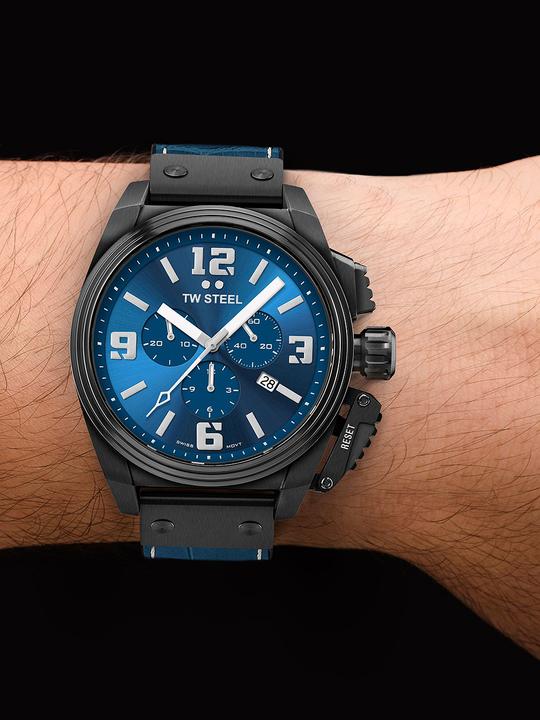 Produktbild TW-Steel TW1016 Canteen Chronograph Limited Edition Herrenuhr 46mm 10ATM (Chronograph)