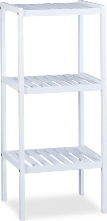 Image du produit Relaxdays Étagère de salle de bain en bambou (34 x 33 x 80 cm)