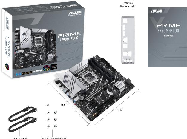 Actual product image ASUS MB PRIME Z790M-PLUS (Intel,1700,DDR5,mATX) (LGA 1700, Intel Z790, mATX)