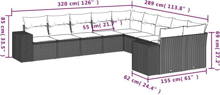 Produktbild vidaXL Warren