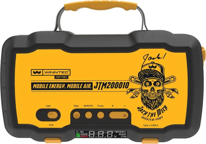 Produktbild Winntec JTM200010 mobiele accubooster met compressor (2000 A)