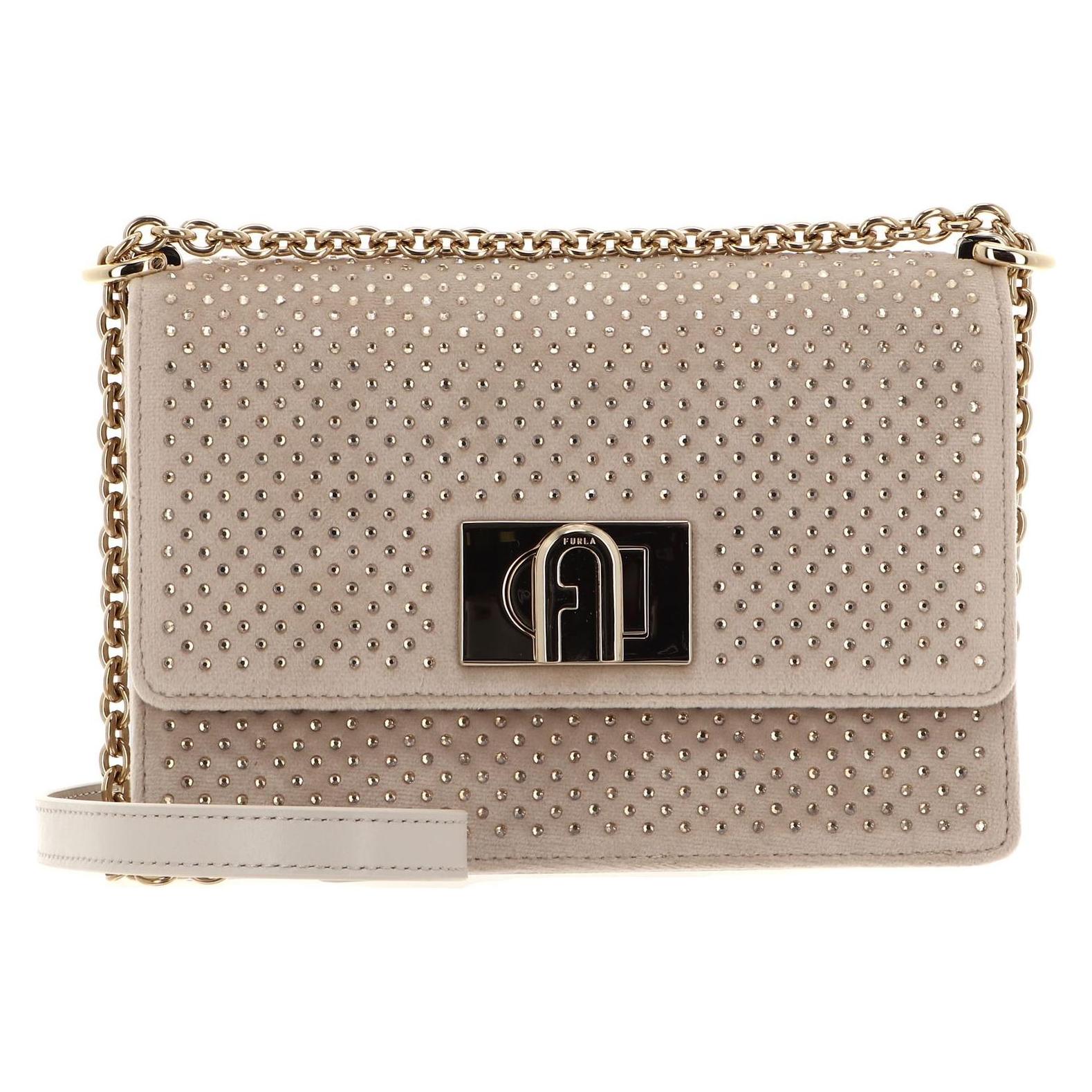 Furla, Damen, Handtasche, 1927 Mini Crossbody 20, Beige
