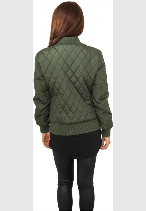 Actual product image Urban Classics Ladies Diamond Quilt Nylon Jacket (XS)