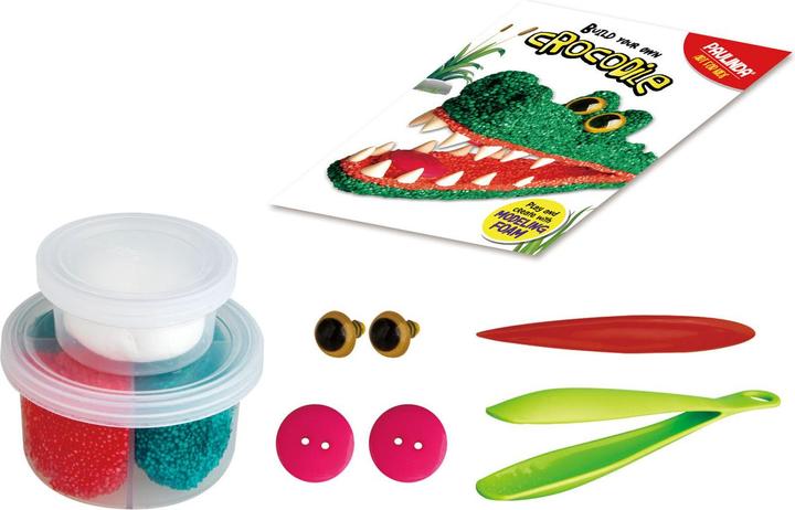 Image du produit Paulinda Kit de bricolage mousse à modeler crocodile