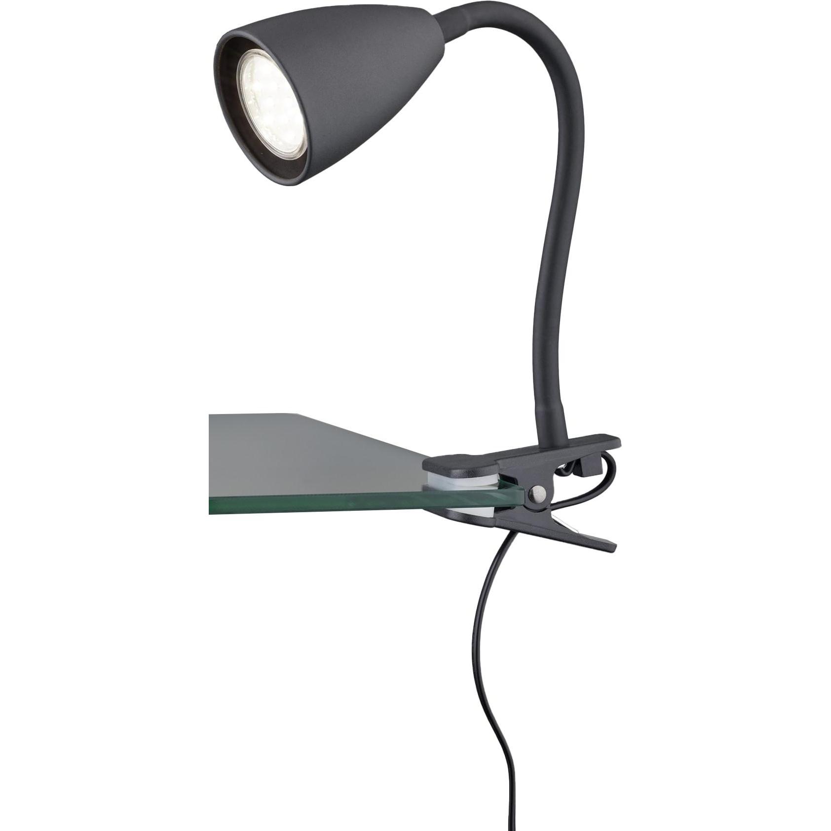 Trio, Lampada da tavolo, Klemmleuchte Wanda 202620132 schwarz, GU10, max. 10W (GU10)