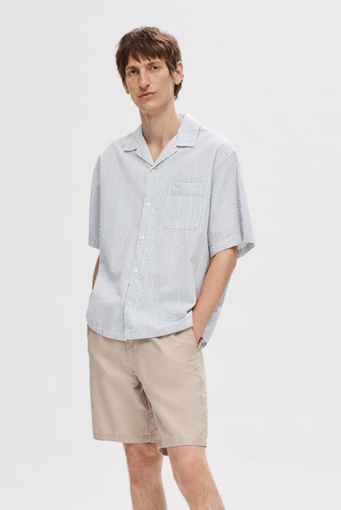 Produktbild Selected Homme Seersucker Kurzarmhemd (L)