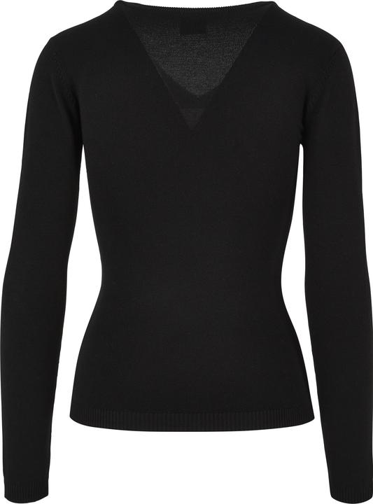 Actual product image Urban Classics Ladies Knitted V-Neck Sweater (XL)