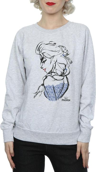 Produktbild Disney Frozen Womens/Ladies Elsa Sketch Heather Sweatshirt (XL)