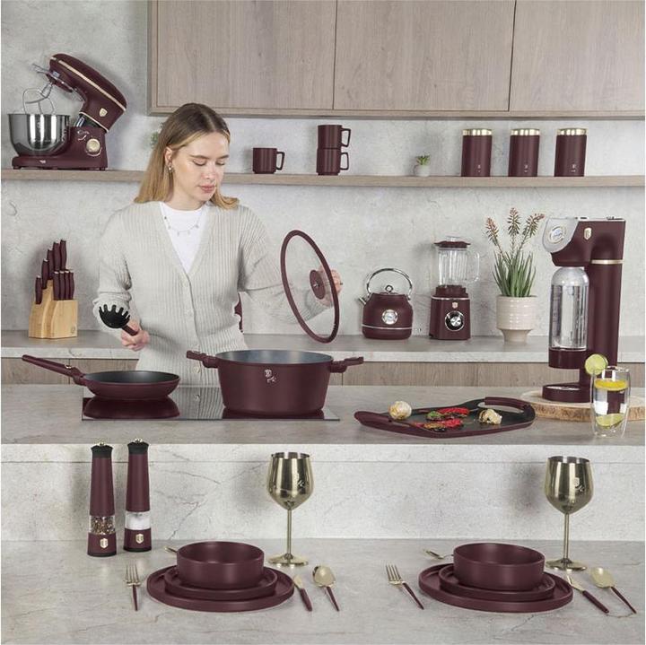 Actual product image BerlingerHaus Toaster with 6 toasting levels, bordeaux