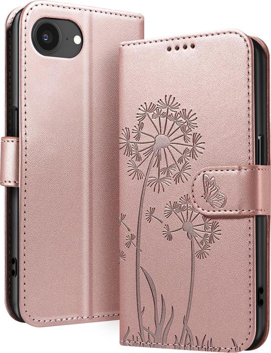 Actual product image Zanaé Wallet Etui iPhone 16e Blumen Schmetterling (Apple iPhone 16e)