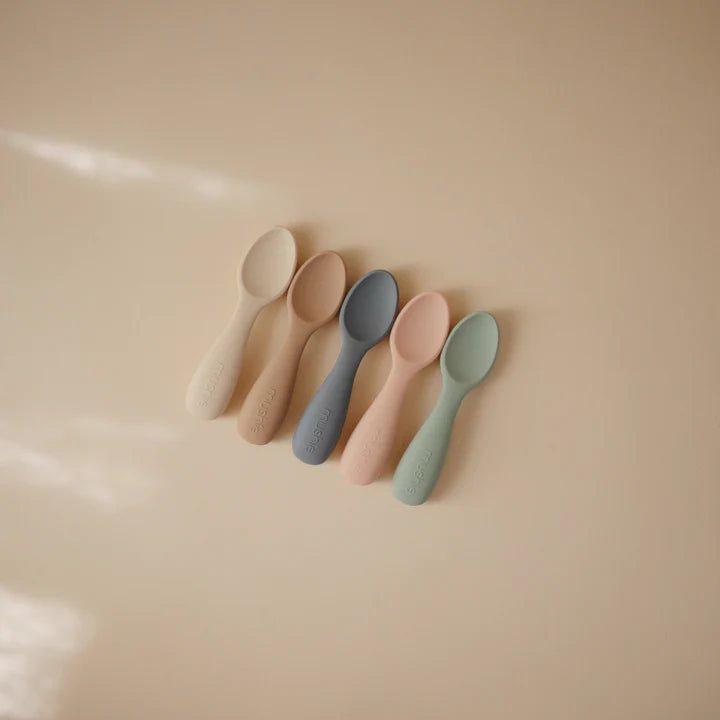 Actual product image Mushie Silicone spoon